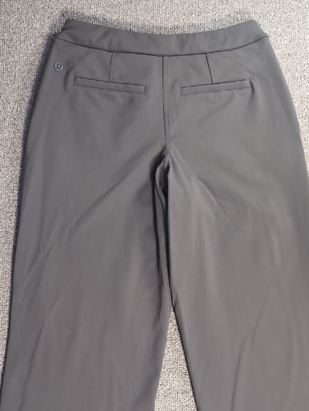 Lululemon Straight-Leg Mid-Rise Pant Luxtreme Graphite Grey Size Small x 31" - Picture 8 of 13